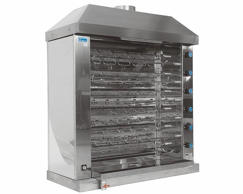 Hähnchen- & Spanferkelgrill, KFS, 6 Reihen