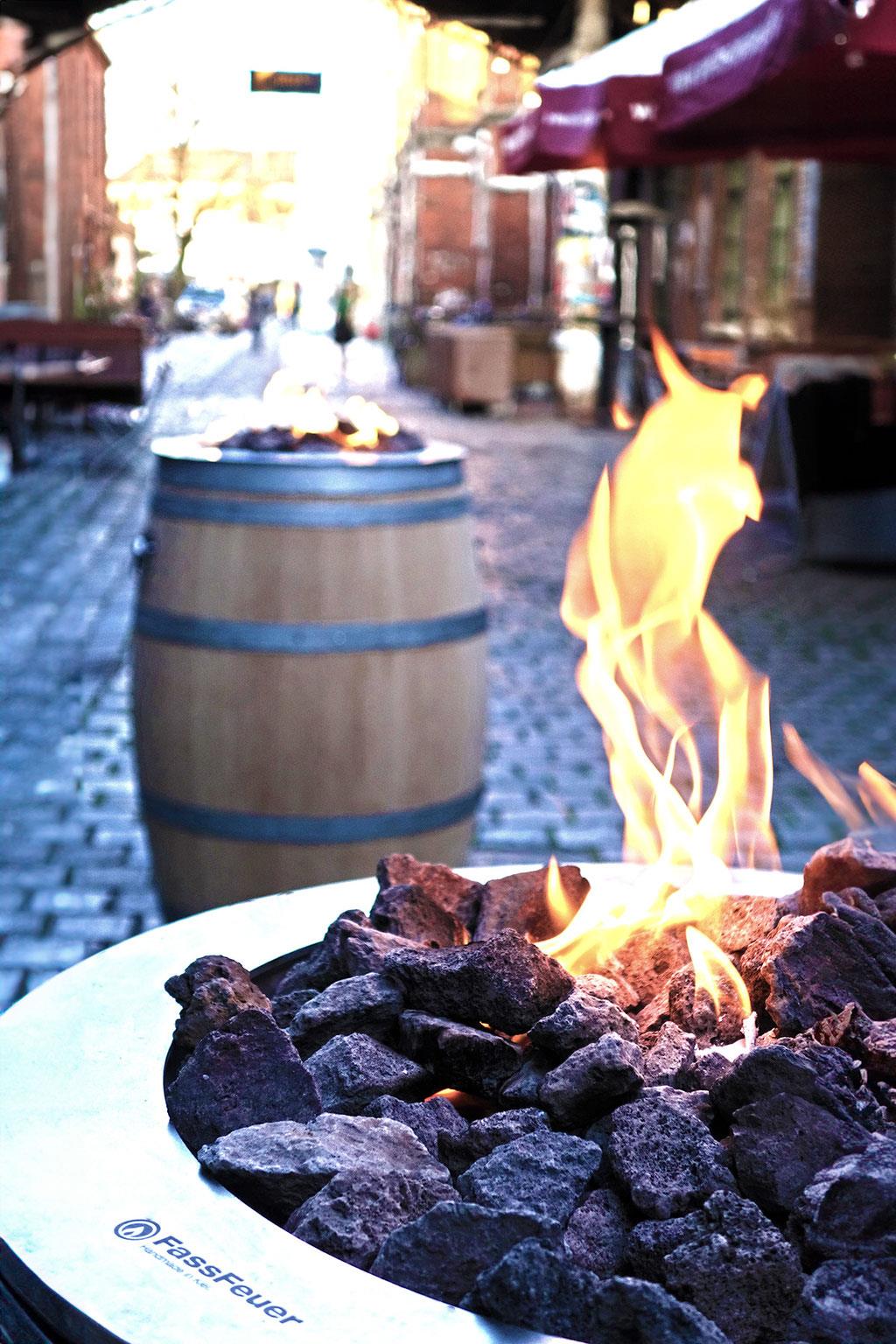 Holzfeuerfass (ohne Gas)