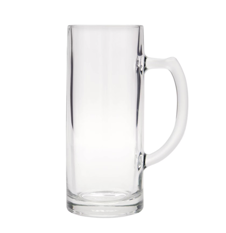 Bierkrug Glas 0,5l